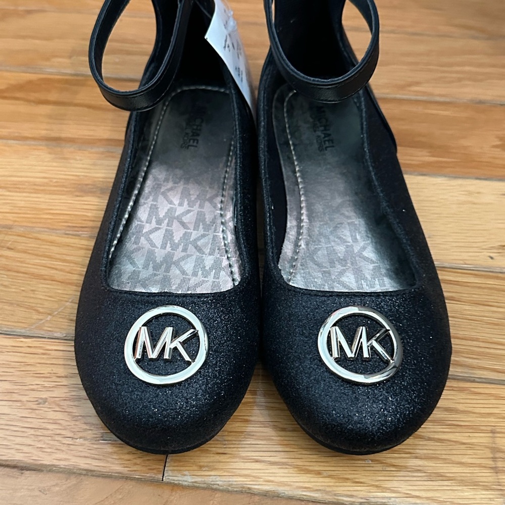 Michael Kors Kids Black Ballet Flats